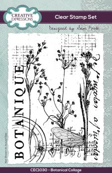 Creative Expressions - Stempel A6 "Botanical Collage" Clear Stamps