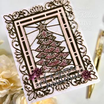 Creative Expressions - Stanzschablone "Stained Glass Christmas Tree" Craft Dies Design by Sue Wilson