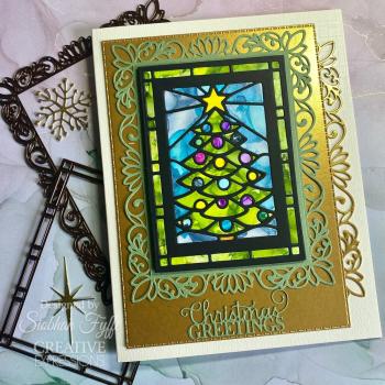 Creative Expressions - Stanzschablone "Stained Glass Christmas Tree" Craft Dies Design by Sue Wilson