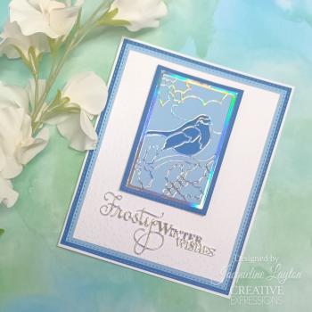 Creative Expressions - Stanzschablone "Stained Glass Christmas Songbird" Craft Dies Design by Sue Wilson