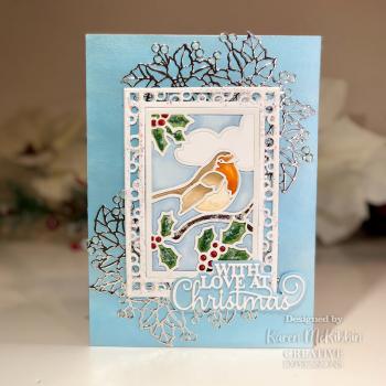 Creative Expressions - Stanzschablone "Stained Glass Christmas Songbird" Craft Dies Design by Sue Wilson