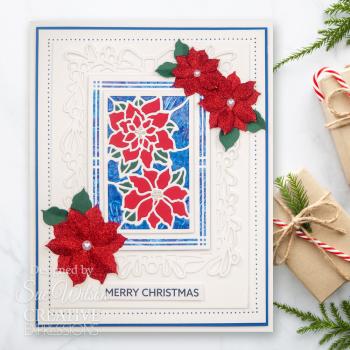 Creative Expressions - Stanzschablone "Poinsettia Corner" Craft Dies Design by Sue Wilson