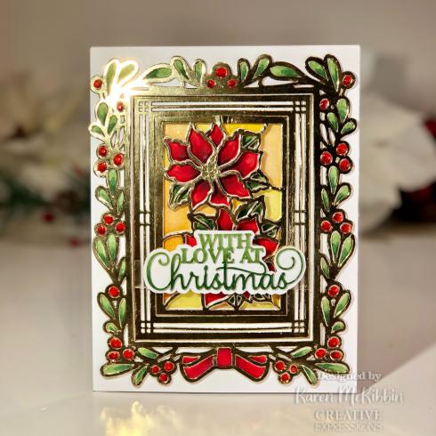 Creative Expressions - Stanzschablone "With Love At Christmas" Craft Dies Design by Sue Wilson