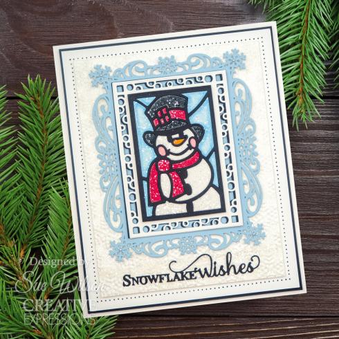 Creative Expressions - Stanzschablone "Snowflake Wishes" Craft Dies Design by Sue Wilson