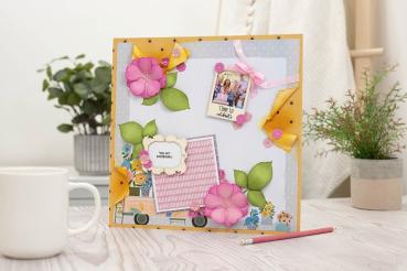 Crafters Companion - Embellishment & Stempelset "Laser Cut Frames & Stamps"