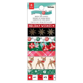 American Crafts - Decorative Tape "Peppermint Kisses" Washi Tape