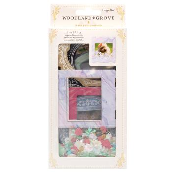 American Crafts - Stanzteile "Woodland Grove" Embellishments