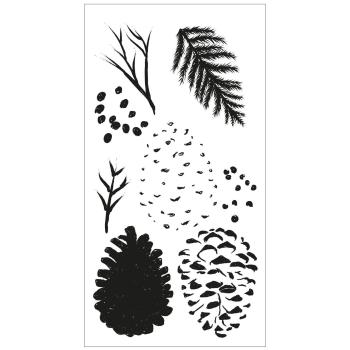 Sizzix - Stempelset "Pine Branches" Layered Clear Stamps Design by Lisa Jones