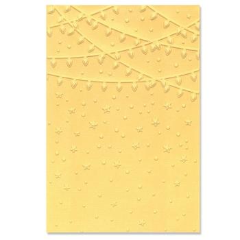 Sizzix - 3D Prägefolder "Stars and Lights" Embossing Folder Design by Jennifer Ogborn