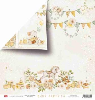 Craft & You Design - Designpapier "Baby Party" Paper Pad 12x12 Inch - 12 Bogen