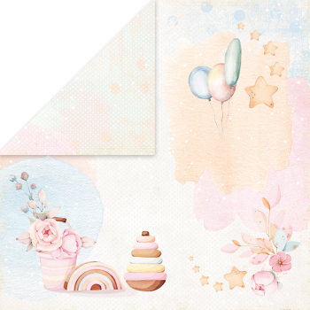 Craft & You Design - Designpapier "Baby Toys" Paper Pad 12x12 Inch - 12 Bogen