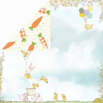 Craft & You Design - Designpapier "Hopping Bunnies" Paper Pad 12x12 Inch - 12 Bogen