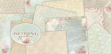 Craft & You Design - Designpapier "Wedding Garden" Paper Pad 6x6 Inch - 36 Bogen