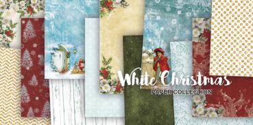 Craft & You Design - Designpapier "White Christmas" Paper Pad 12x12 Inch - 12 Bogen