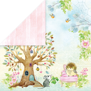 Craft & You Design - Designpapier "Woodland Story" Paper Pad 12x12 Inch - 12 Bogen