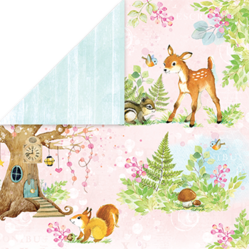 Craft & You Design - Designpapier "Woodland Story" Paper Pad 6x6 Inch - 24 Bogen