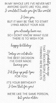 My Favorite Things Stempelset "All About Your Birthday" Clear Stamps