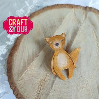 Craft & You Design - Stanzschablone "Fox Baby Toy" Dies