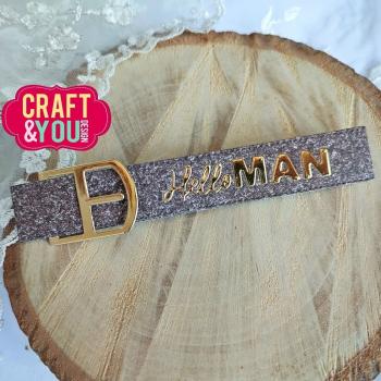 Craft & You Design - Stanzschablone "Belt Hello Man" Dies