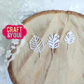 Craft & You Design - Stanzschablone "Leaves Set WM1" Dies