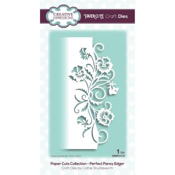 Creative Expressions - Stanzschablone "Perfect pansy edger" Craft Dies Design by Cathie Shuttleworth