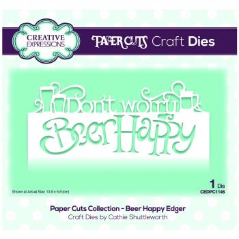 Creative Expressions - Stanzschablone "Beer happy" Craft Dies Design by Cathie Shuttleworth