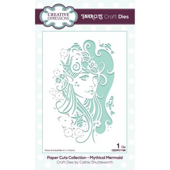 Creative Expressions - Stanzschablone "Mythical Mermaid" Craft Dies Design by Cathie Shuttleworth