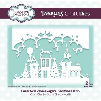 Creative Expressions - Stanzschablone "Christmas town" Craft Dies Design by Cathie Shuttleworth