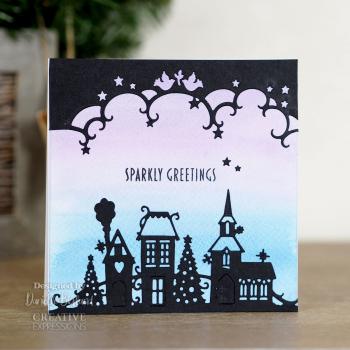 Creative Expressions - Stanzschablone "Christmas town" Craft Dies Design by Cathie Shuttleworth