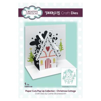 Creative Expressions - Stanzschablone "Christmas Cottage" Pop-Up Dies Design by Cathie Shuttleworth