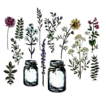 Sizzix - Stanzschablone "Flower Jar" Framelits Craft Dies Design by Tim Holtz