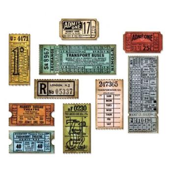 Sizzix - Stanzschablone "Ticket Booth" Thinlits Craft Dies by Tim Holtz