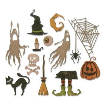 Sizzix - Stanzschablone "Frightful Things" Thinlits Craft Dies by Tim Holtz