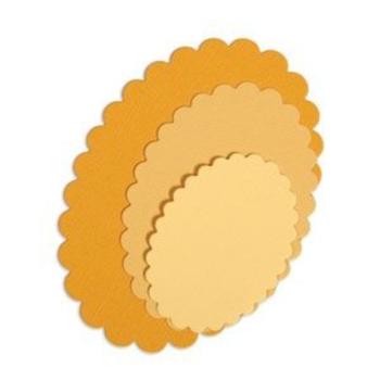 Sizzix - Stanzschablone "Ovals Scallop" Framelits Craft Dies