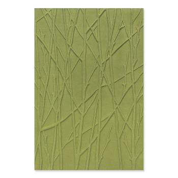 Sizzix - 3D Prägefolder "Forest Scene" Embossing Folder Design by Olivia Rose