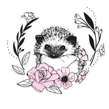 Sizzix - Stanzschablone "Floral Hedgehog" Framelits Craft Dies Design by Olivia Rose