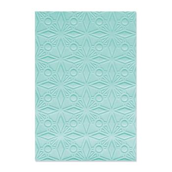 Sizzix - 3D Prägefolder "Geo Crystals" Embossing Folder Design by Olivia Rose