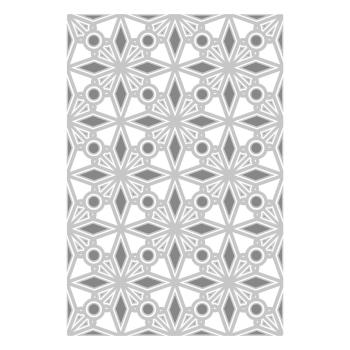 Sizzix - 3D Prägefolder "Geo Crystals" Embossing Folder Design by Olivia Rose