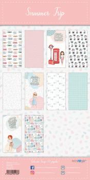 Papers For You - Designpapier "Summer Trip" Paper Pack 6x12 Inch - 10 Bogen 