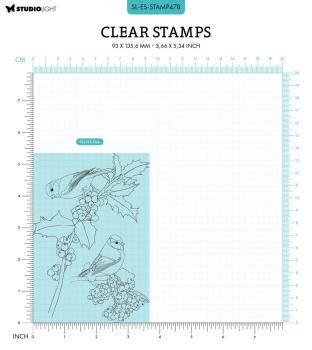 Studio Light - Stempelset "Winter Birds" Clear Stamps