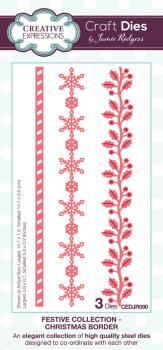 Creative Expressions - Stanzschablone "Christmas Border" Craft Dies Design by Jamie Rodgers