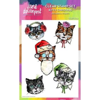 Creative Expressions - Stempelset A5 "Kitty Christmas" Clear Stamps Design by Jane Davenport