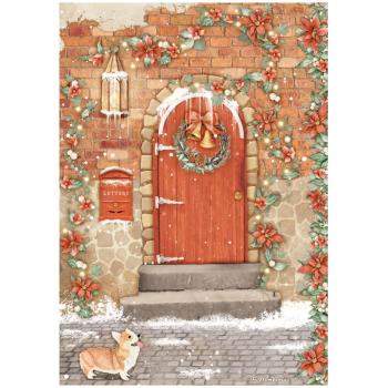 Stamperia - Decopatch Papier "Red Door" Decoupage A4 - 6 Bogen  