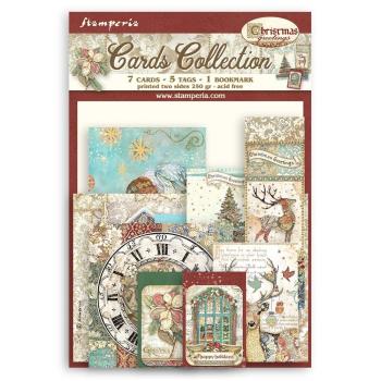 Stamperia - Stanzteile "Christmas Greetings" Cards Collection