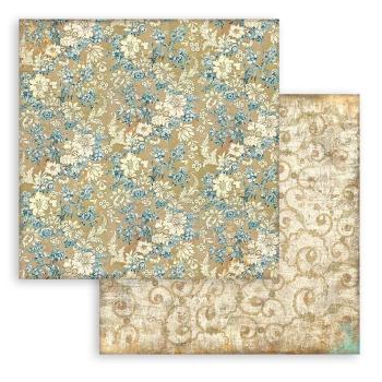 Stamperia - Designpapier "Blue Texture" Paper Sheets 12x12 Inch - 10 Bogen