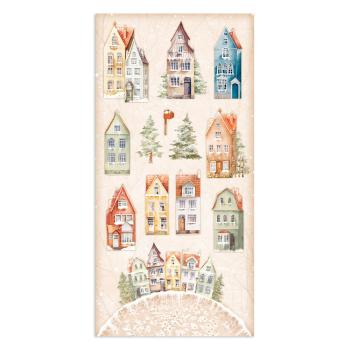 Stamperia - Designpapier "All Around Christmas" Paper Pack 6x12 Inch - 10 Bogen