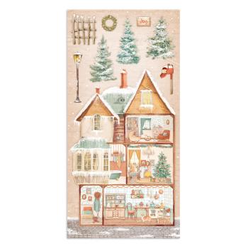 Stamperia - Designpapier "All Around Christmas" Paper Pack 6x12 Inch - 10 Bogen