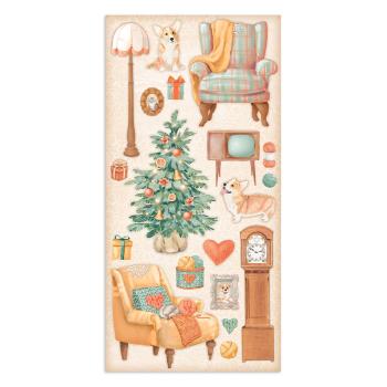 Stamperia - Designpapier "All Around Christmas" Paper Pack 6x12 Inch - 10 Bogen