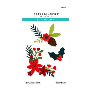 Spellbinders - Stanzschablone "Make It Merry Florals" Dies