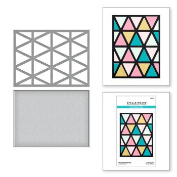 Spellbinders - Stanzschablone "Pennants Background" Dies